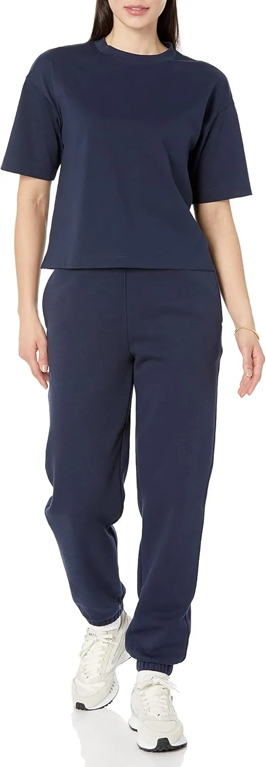 Amazon Essentials Women's Relaxed High Waist Joggers (Available in Plus Size)