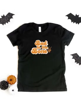 Bad To The Bone Hand Short Sleeve Tee, Black