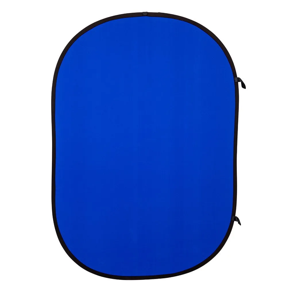FACTORY SECOND - Strobepro 5x7 Double Sided Flexout Backdrop - Chromakey Green / Blue