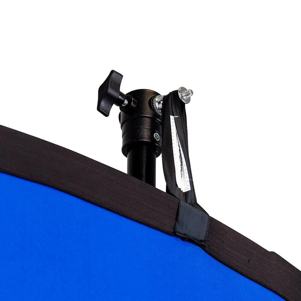 FACTORY SECOND - Strobepro 5x7 Double Sided Flexout Backdrop - Chromakey Green / Blue