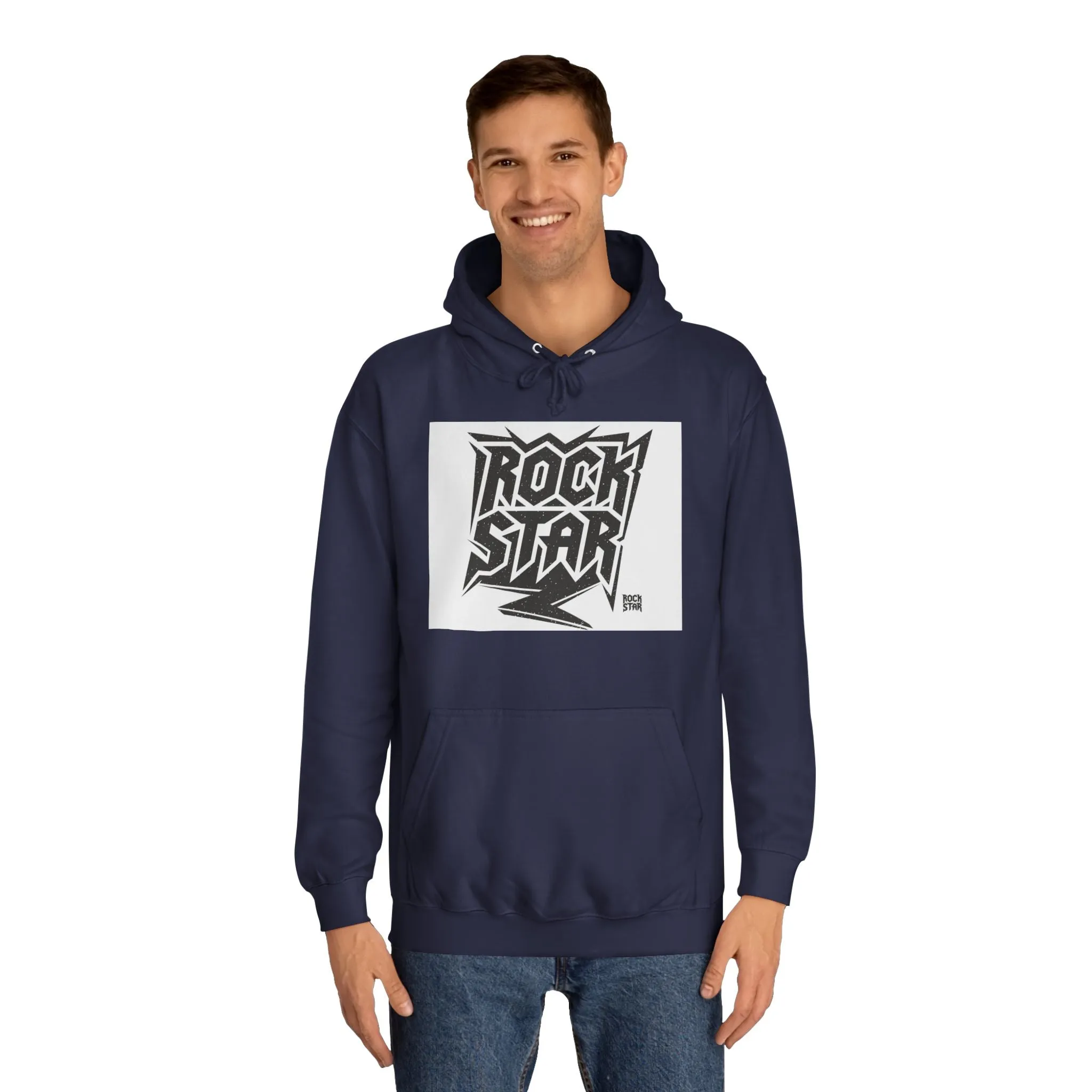 Fun Rock Star Unisex College Hoodie