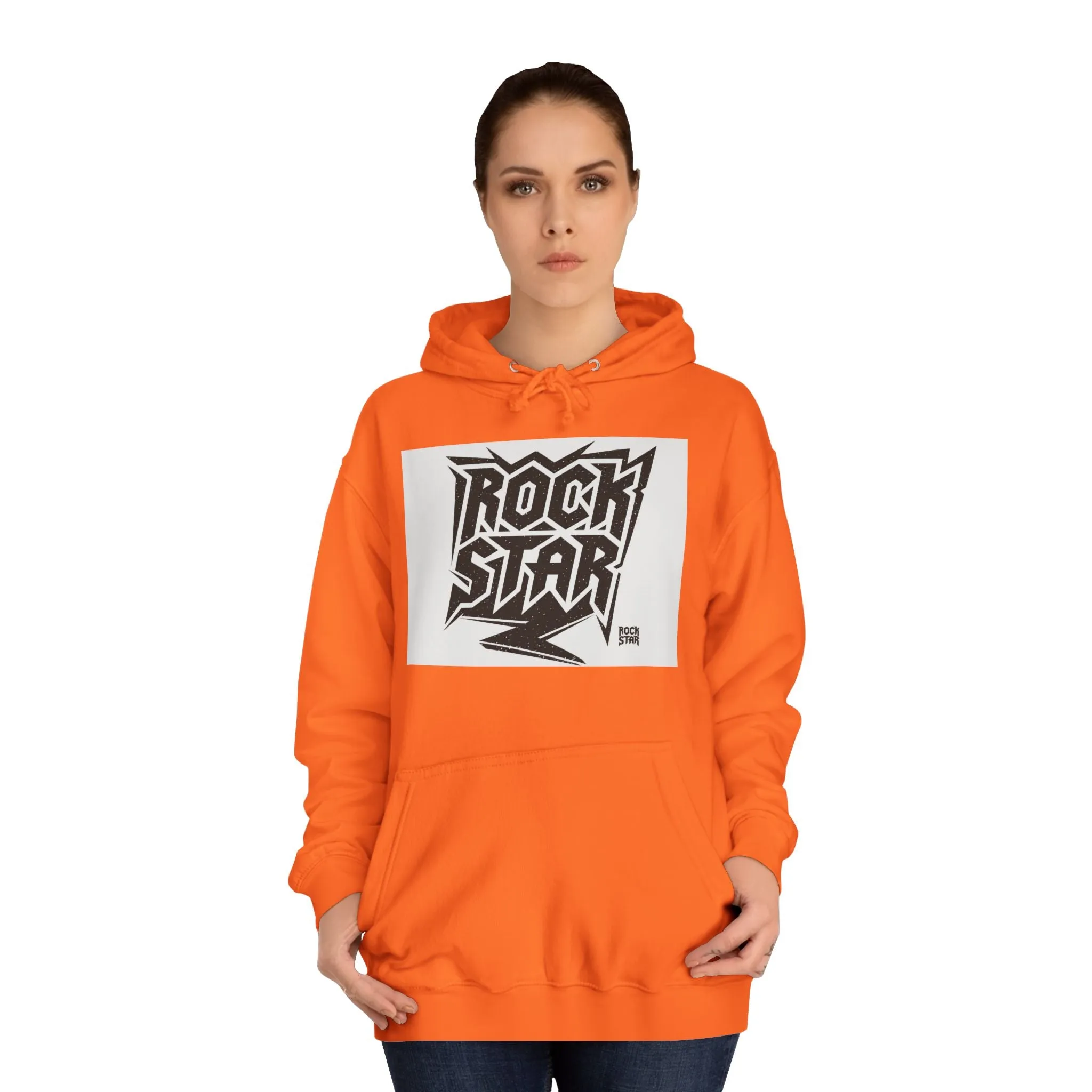 Fun Rock Star Unisex College Hoodie
