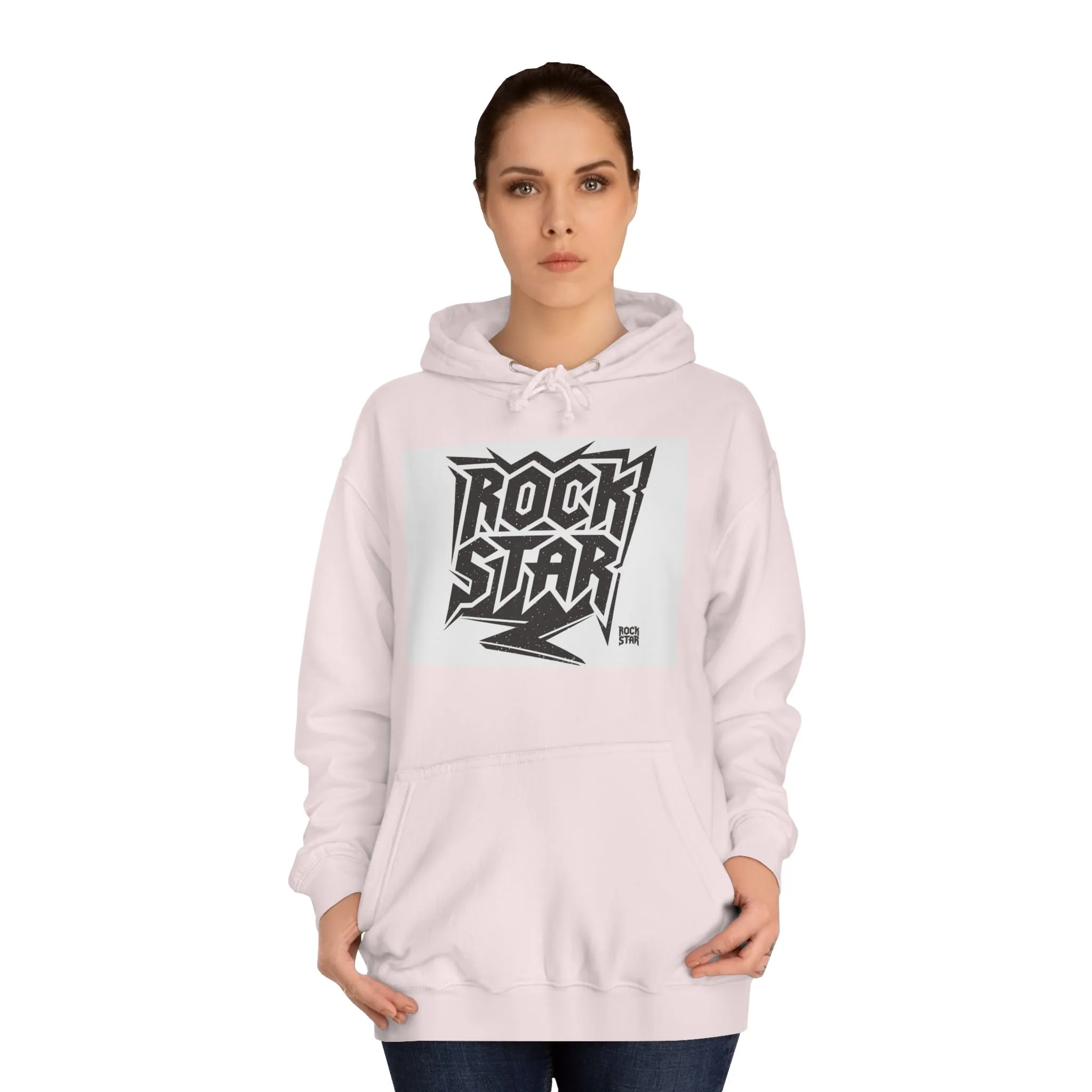 Fun Rock Star Unisex College Hoodie