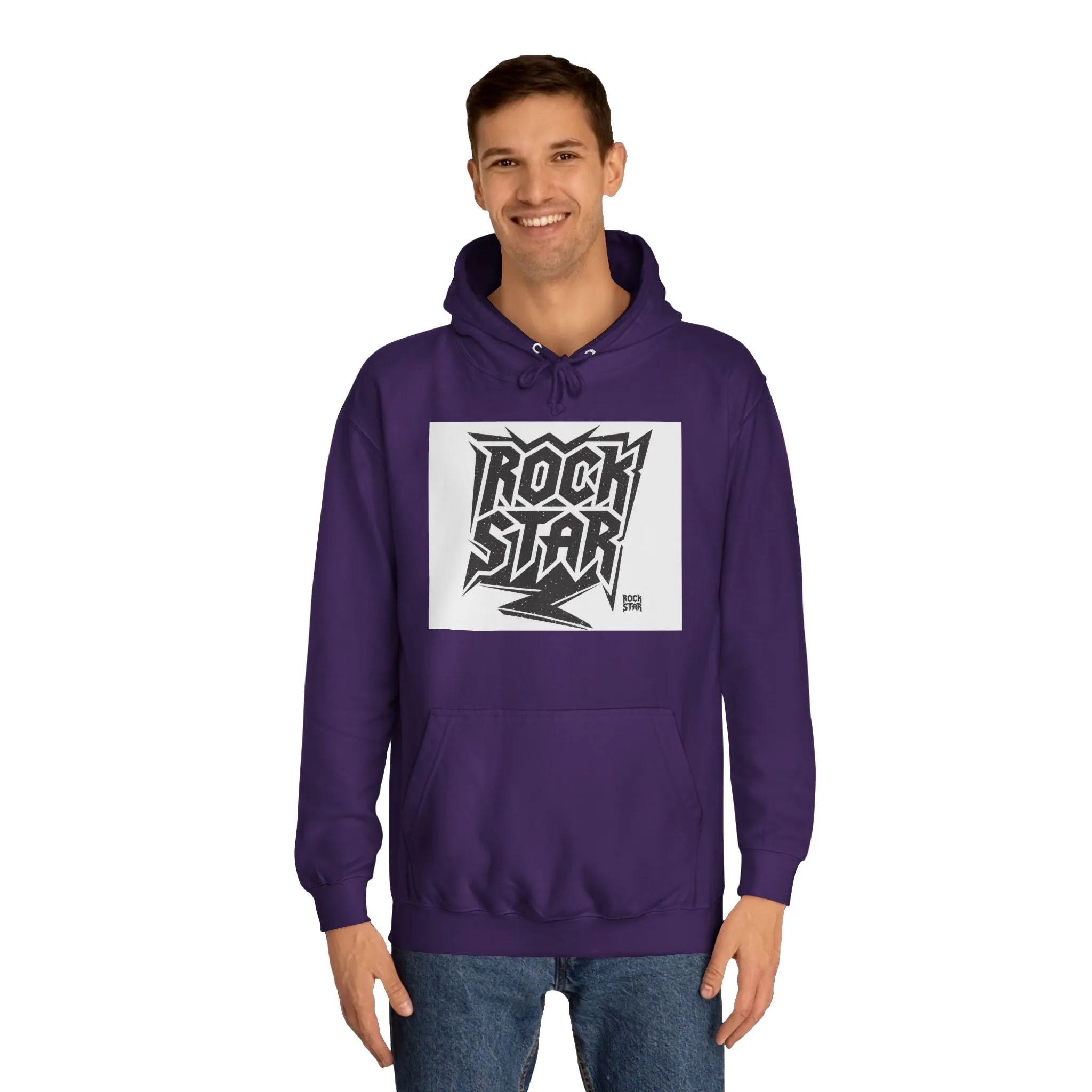 Fun Rock Star Unisex College Hoodie