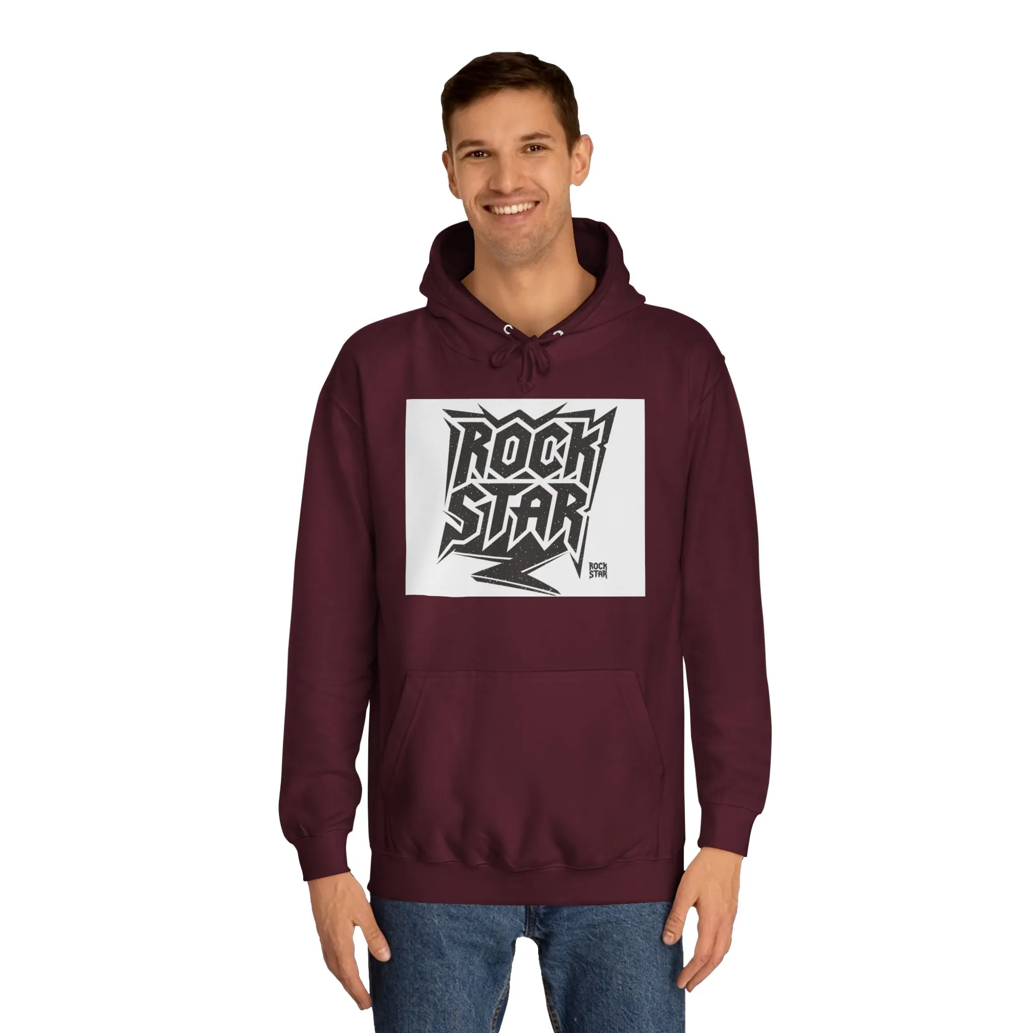 Fun Rock Star Unisex College Hoodie