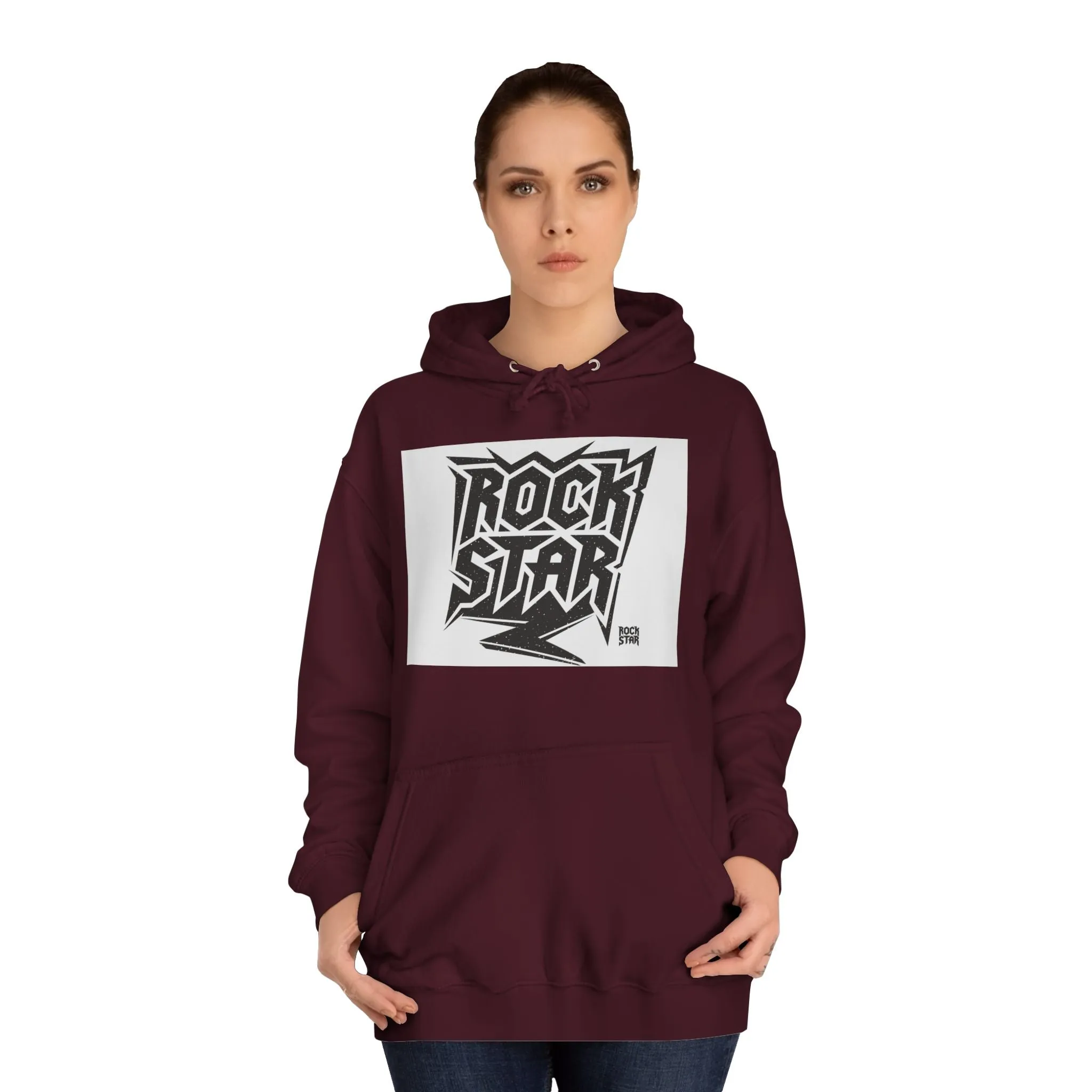 Fun Rock Star Unisex College Hoodie