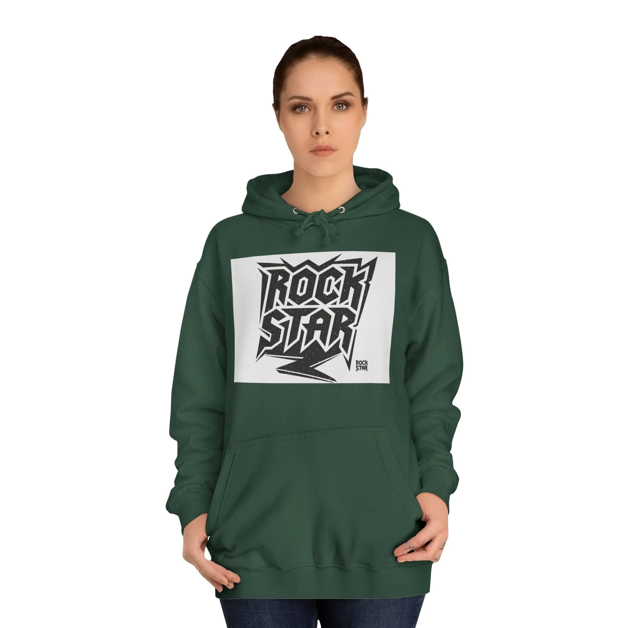 Fun Rock Star Unisex College Hoodie