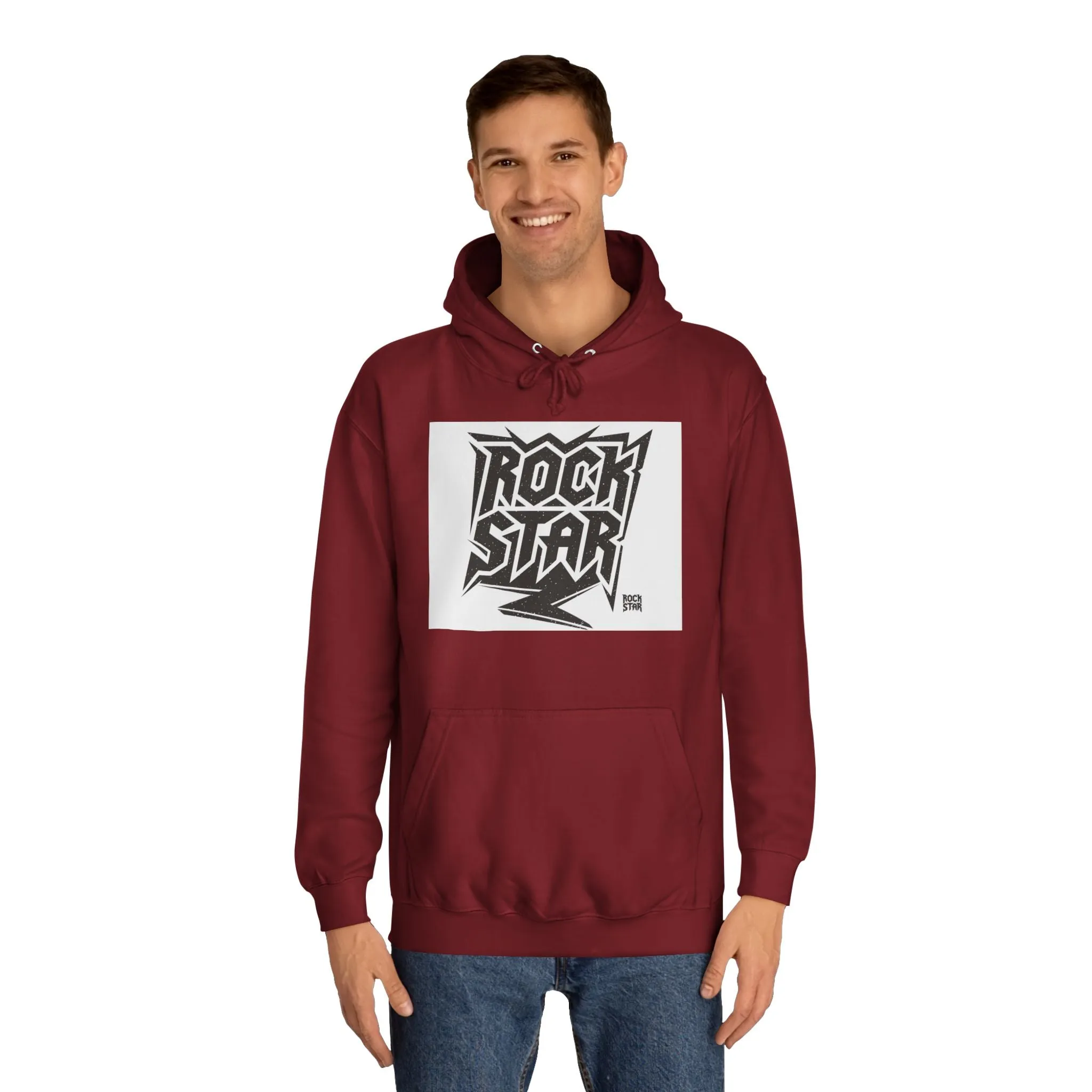 Fun Rock Star Unisex College Hoodie