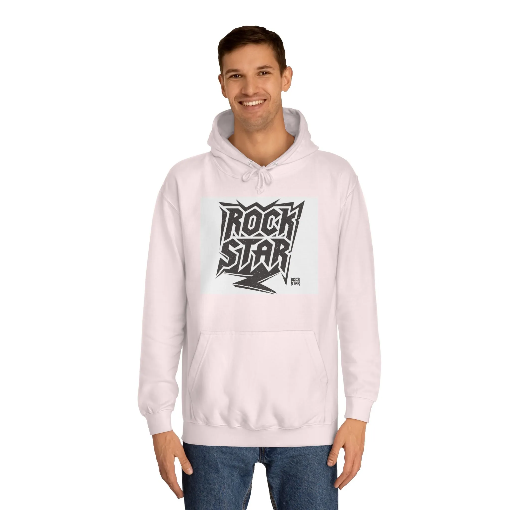 Fun Rock Star Unisex College Hoodie