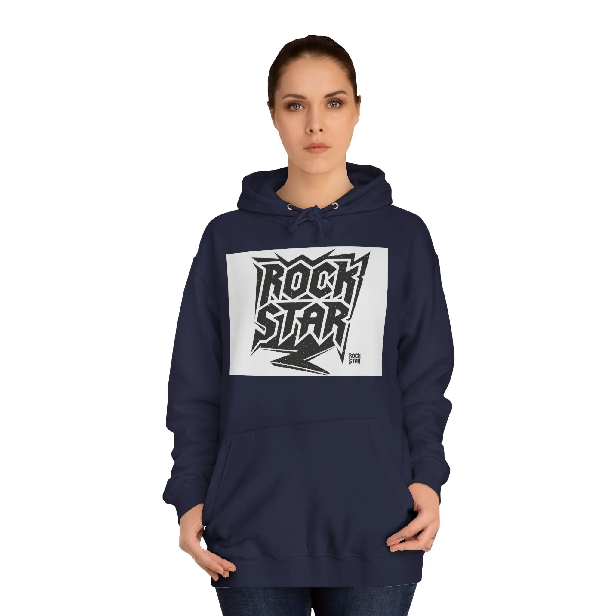 Fun Rock Star Unisex College Hoodie