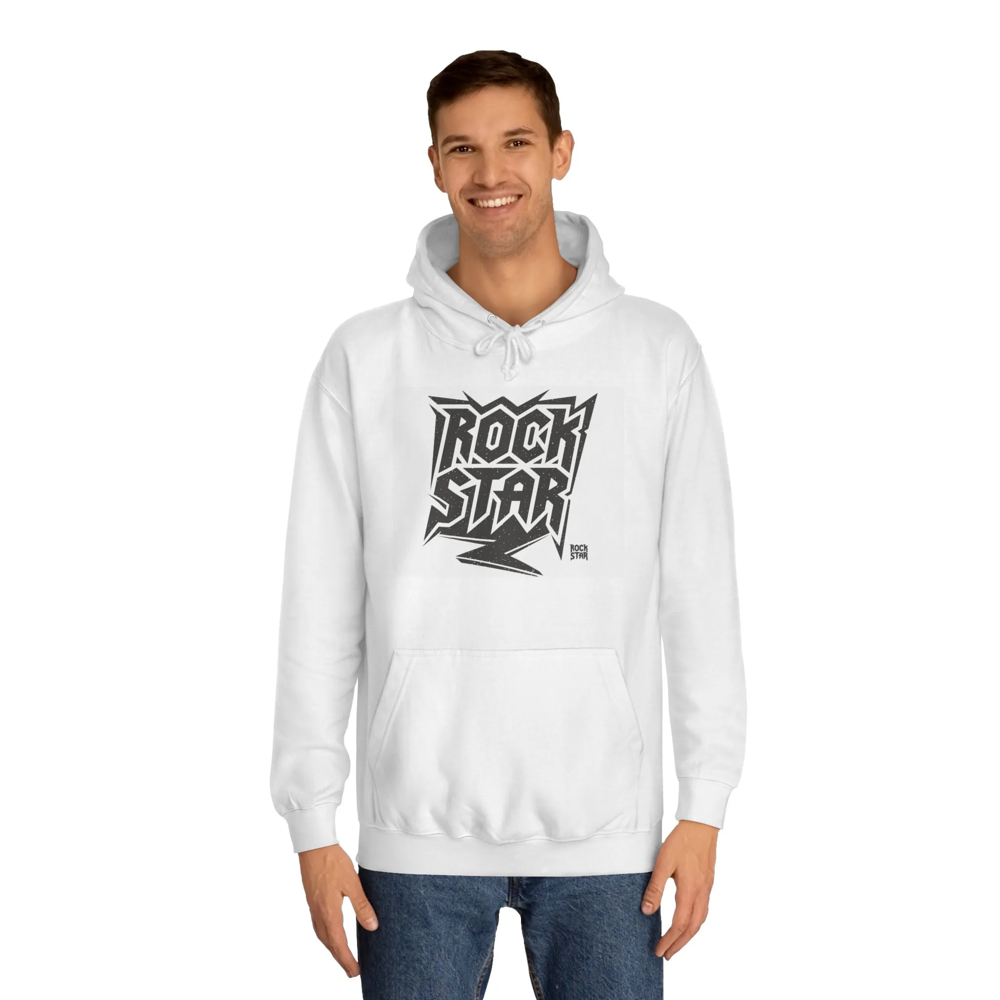 Fun Rock Star Unisex College Hoodie