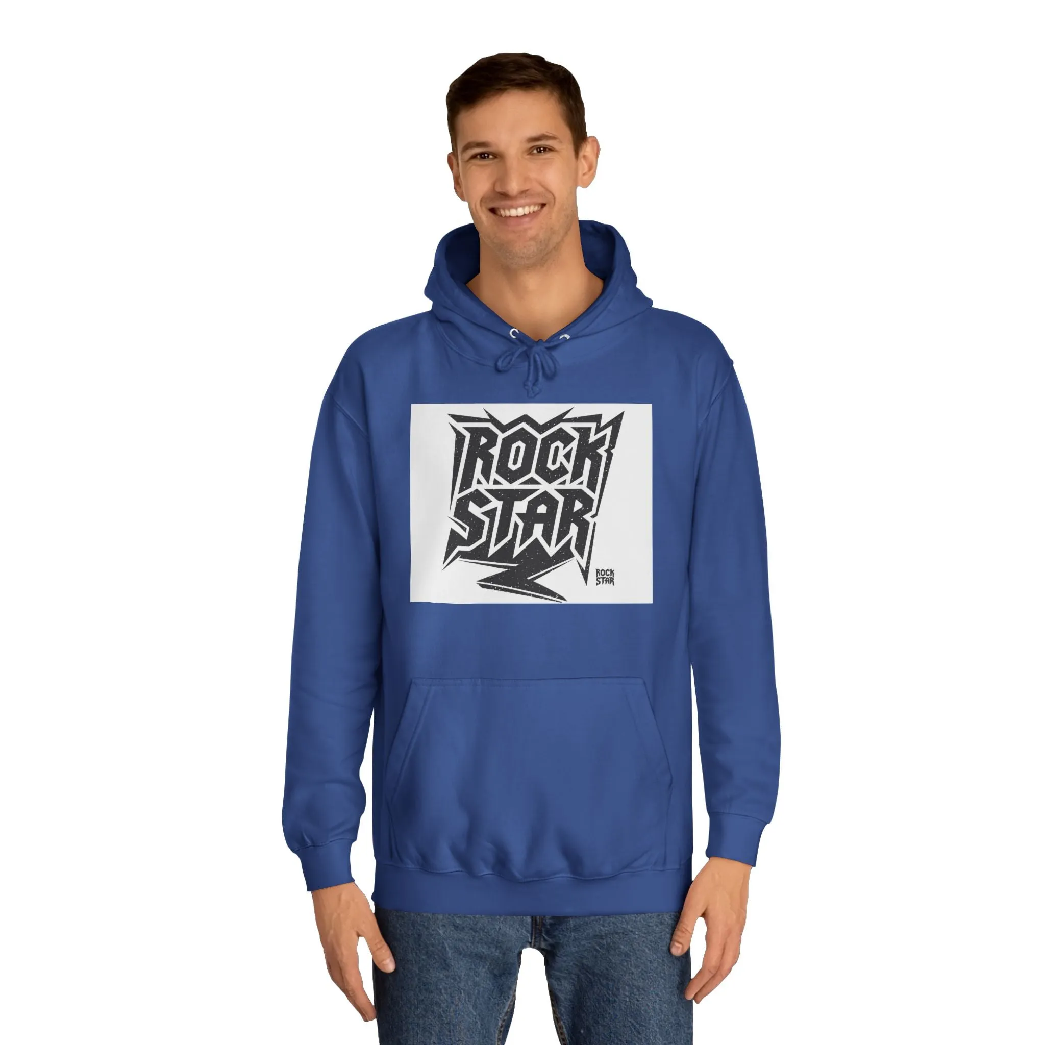 Fun Rock Star Unisex College Hoodie