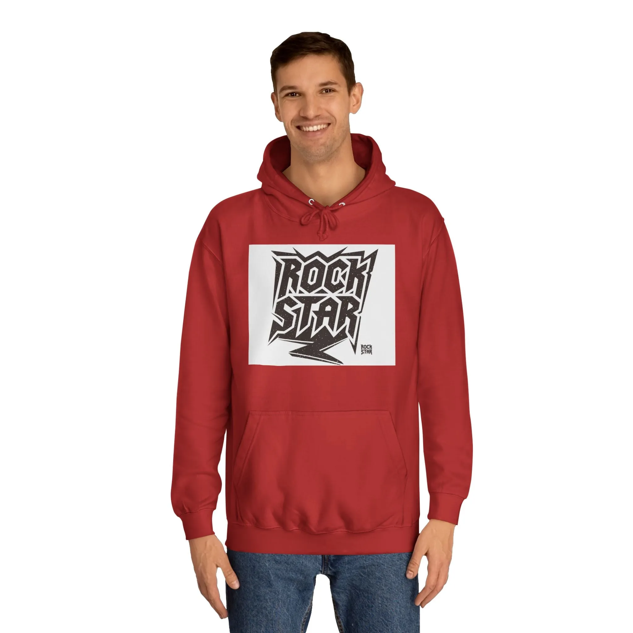 Fun Rock Star Unisex College Hoodie