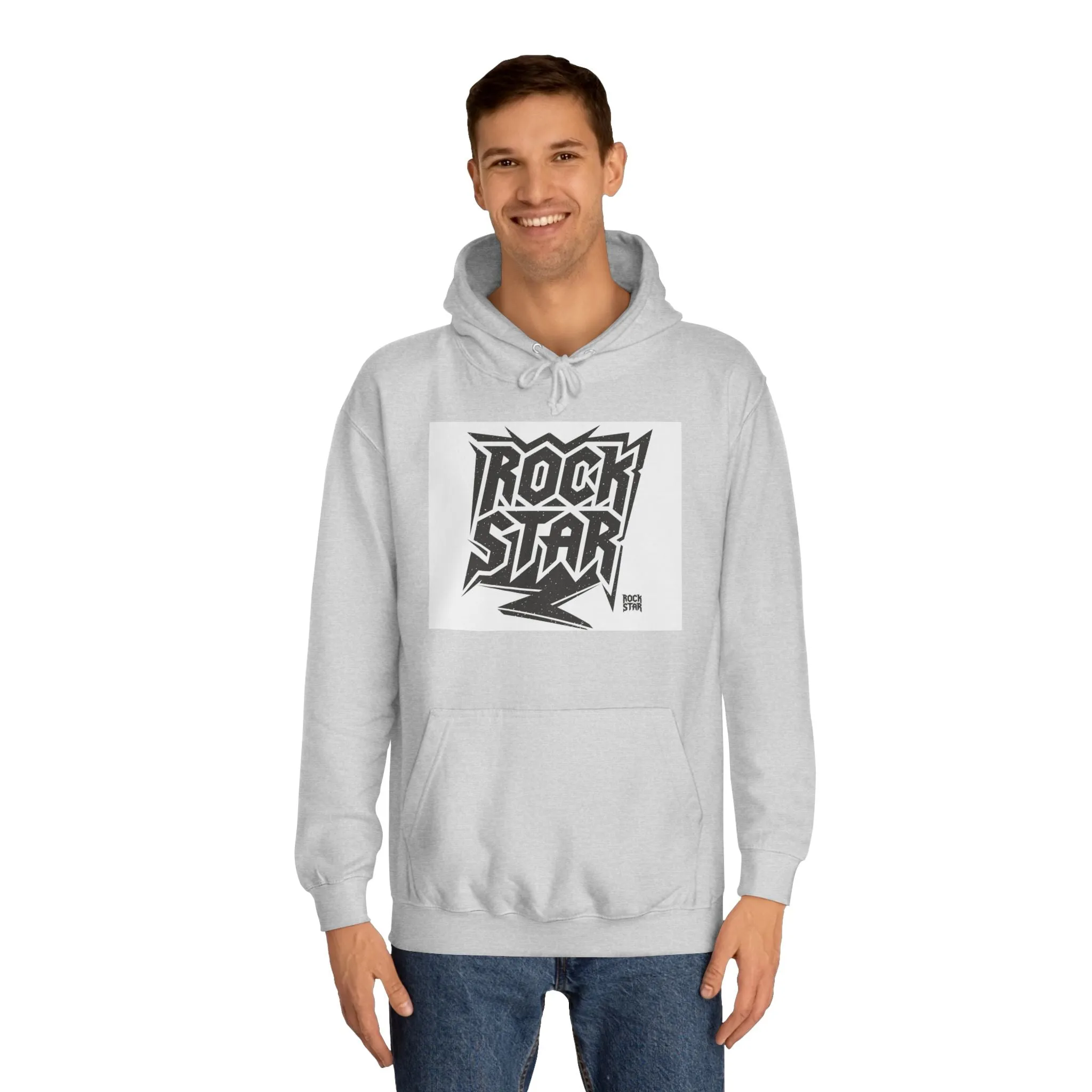 Fun Rock Star Unisex College Hoodie