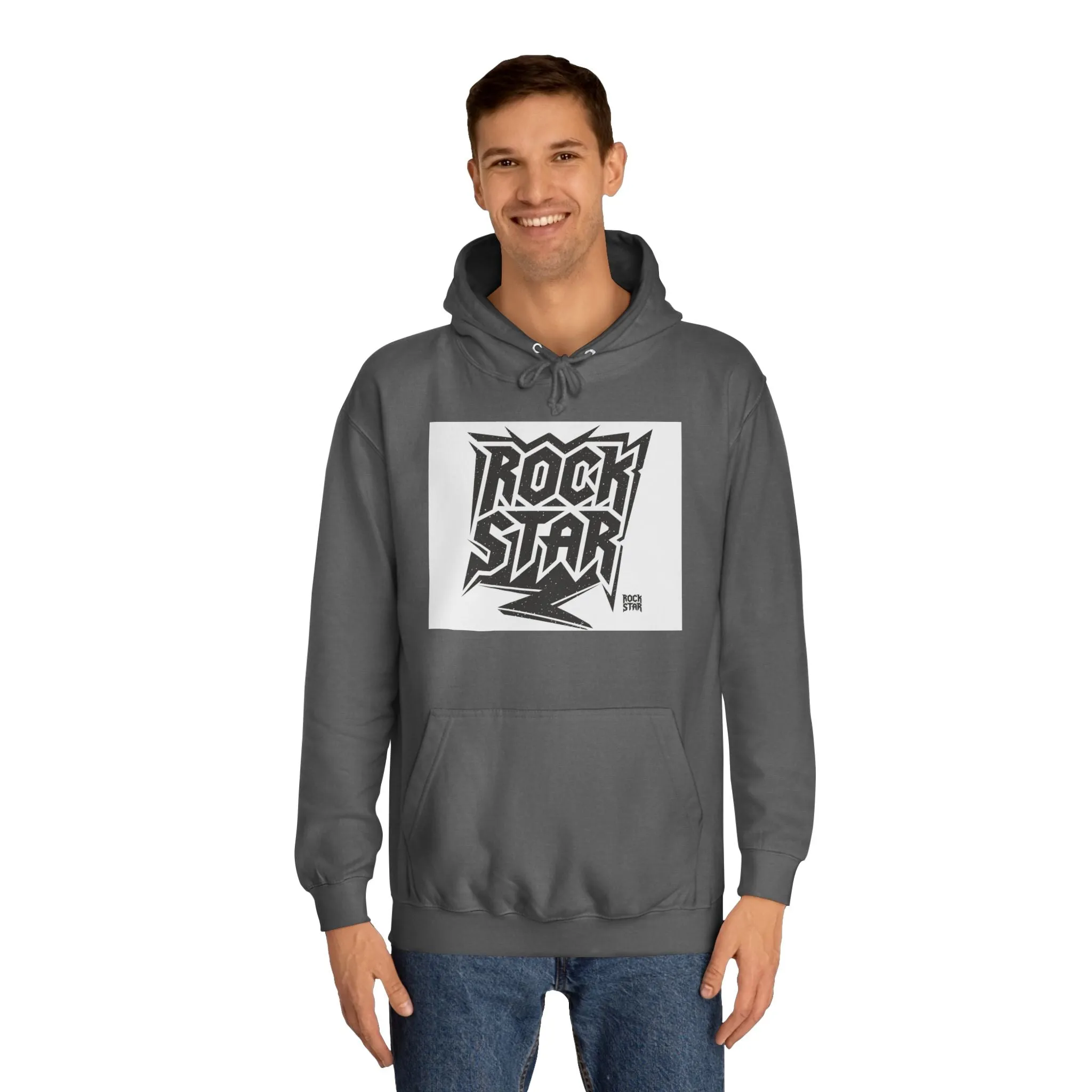 Fun Rock Star Unisex College Hoodie