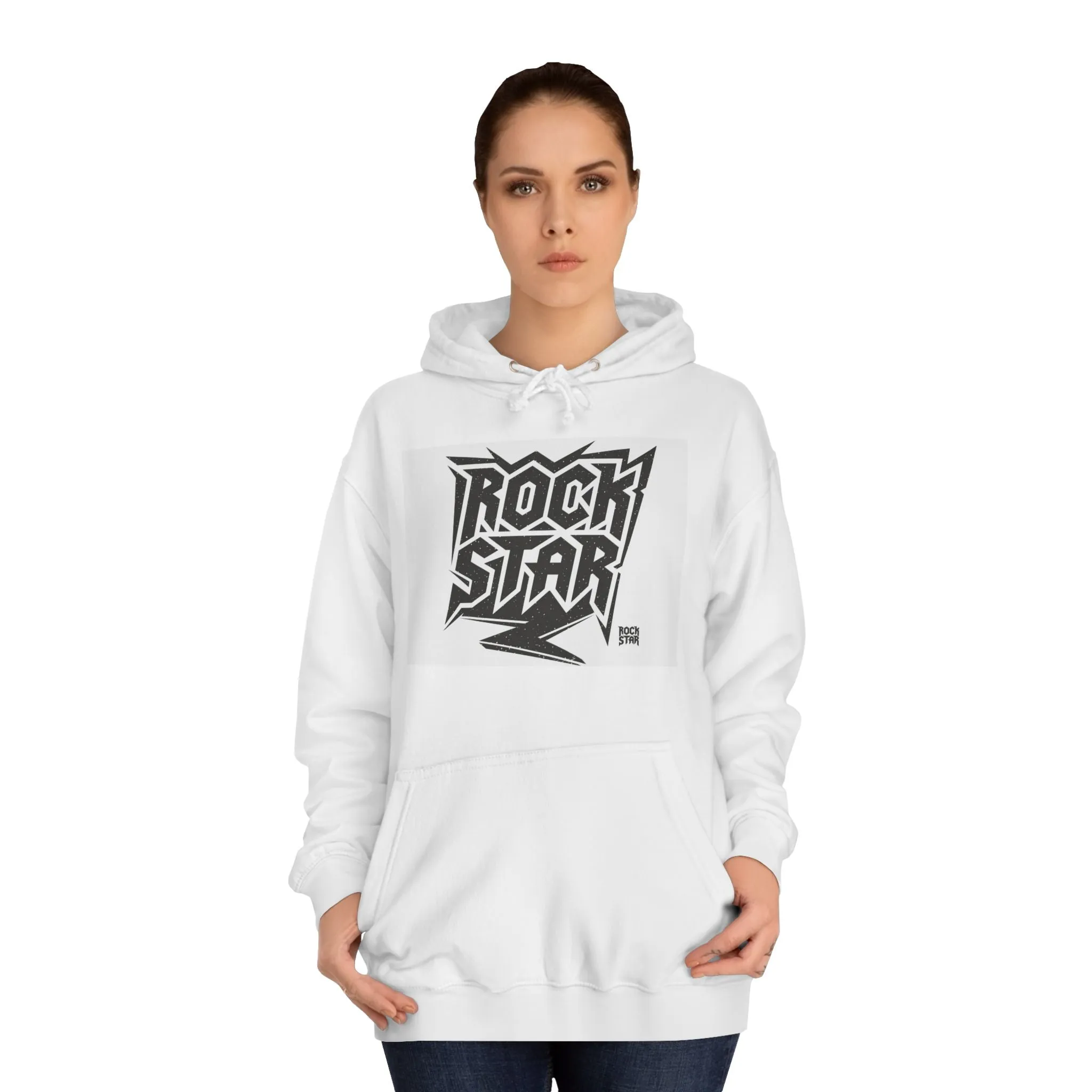 Fun Rock Star Unisex College Hoodie