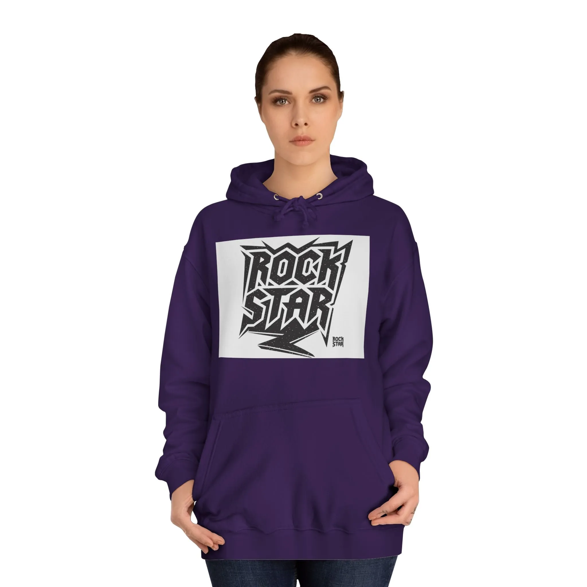 Fun Rock Star Unisex College Hoodie
