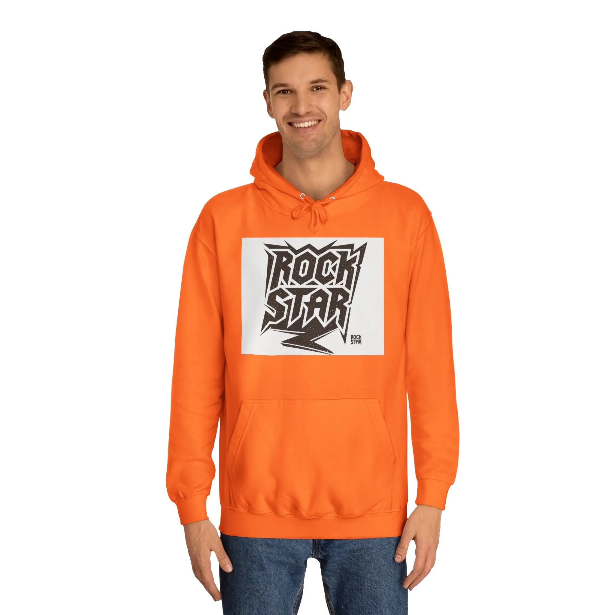 Fun Rock Star Unisex College Hoodie
