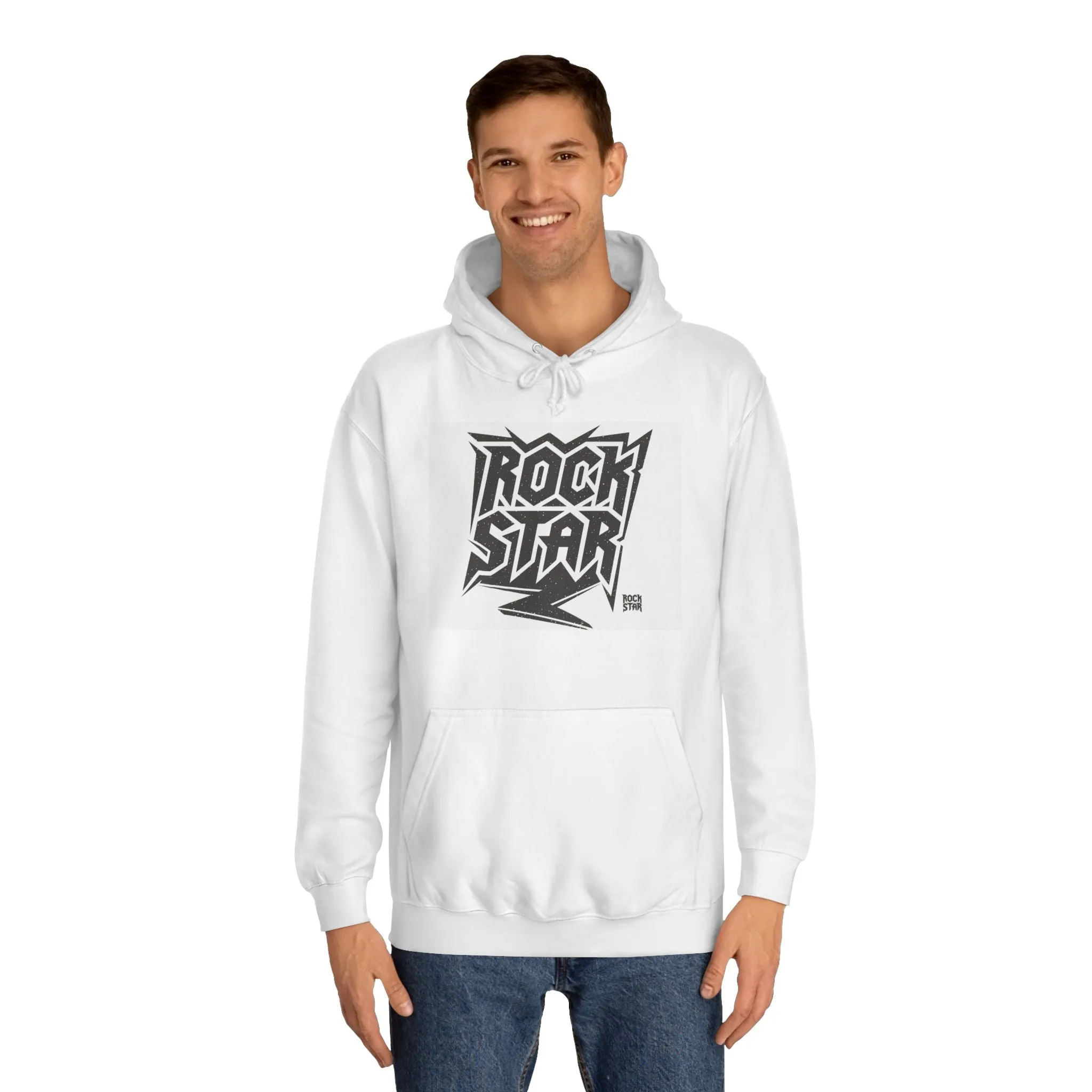 Fun Rock Star Unisex College Hoodie