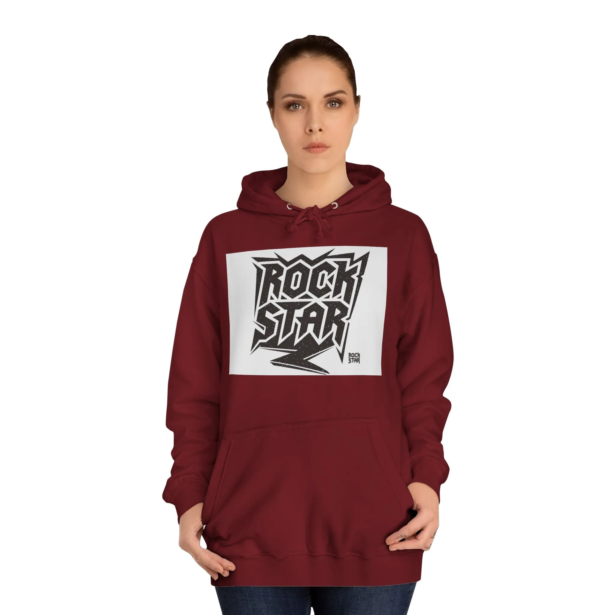 Fun Rock Star Unisex College Hoodie