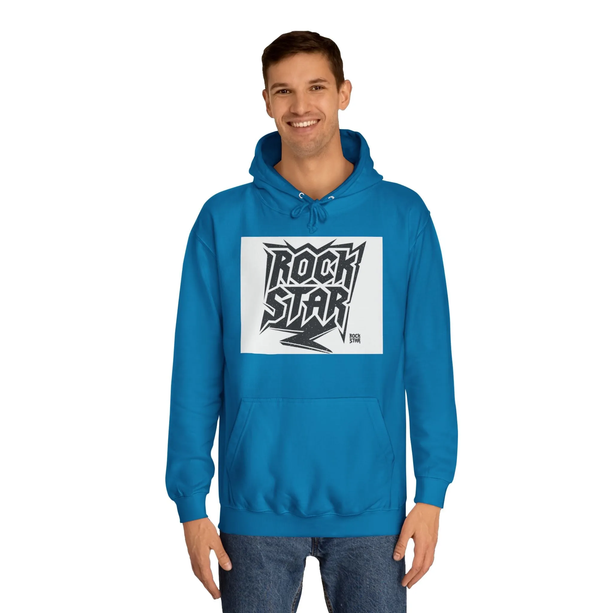 Fun Rock Star Unisex College Hoodie