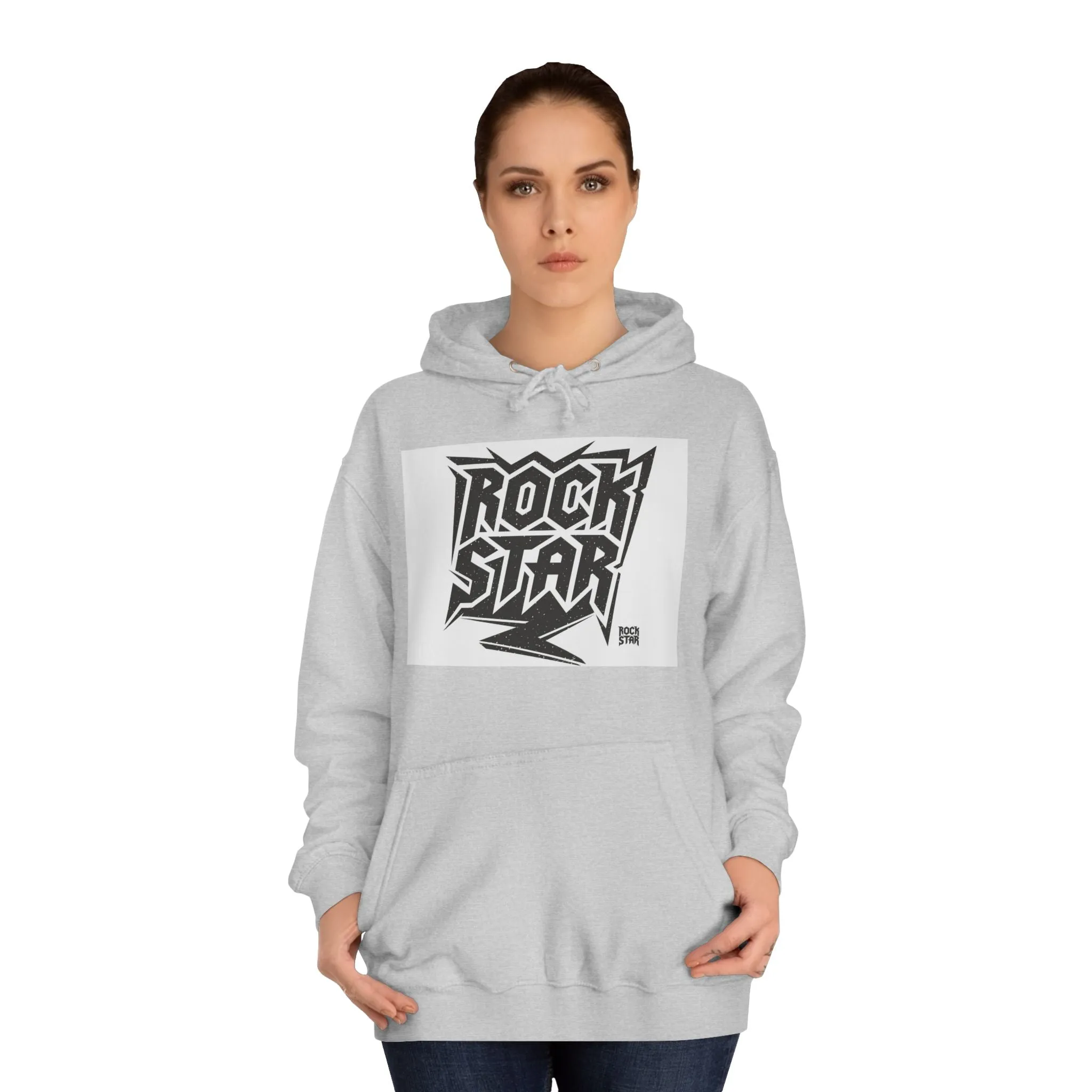 Fun Rock Star Unisex College Hoodie