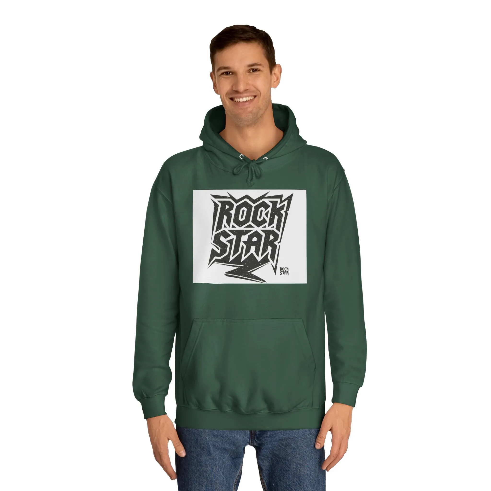 Fun Rock Star Unisex College Hoodie