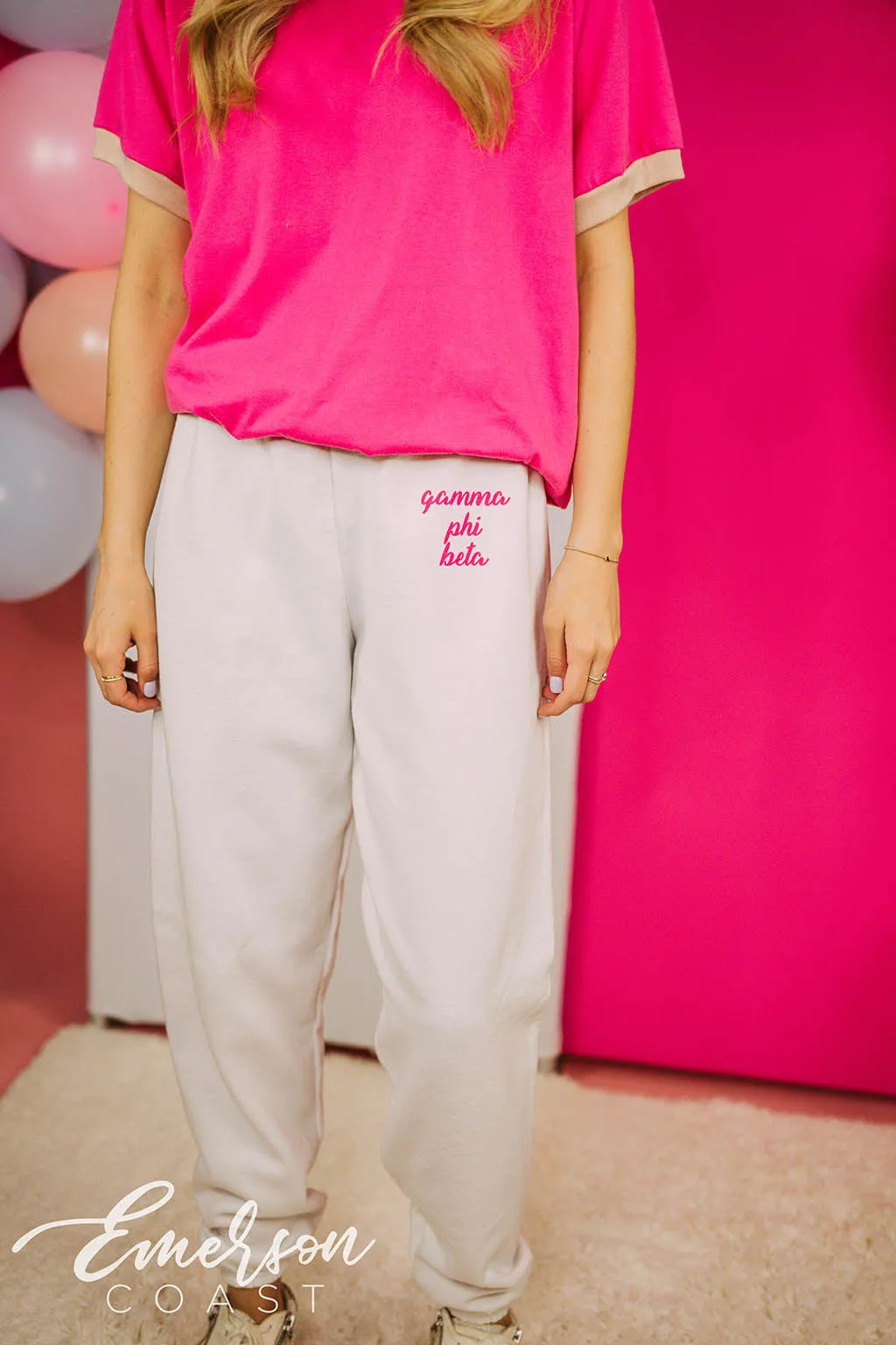 Gamma Phi Beta Script PR Joggers
