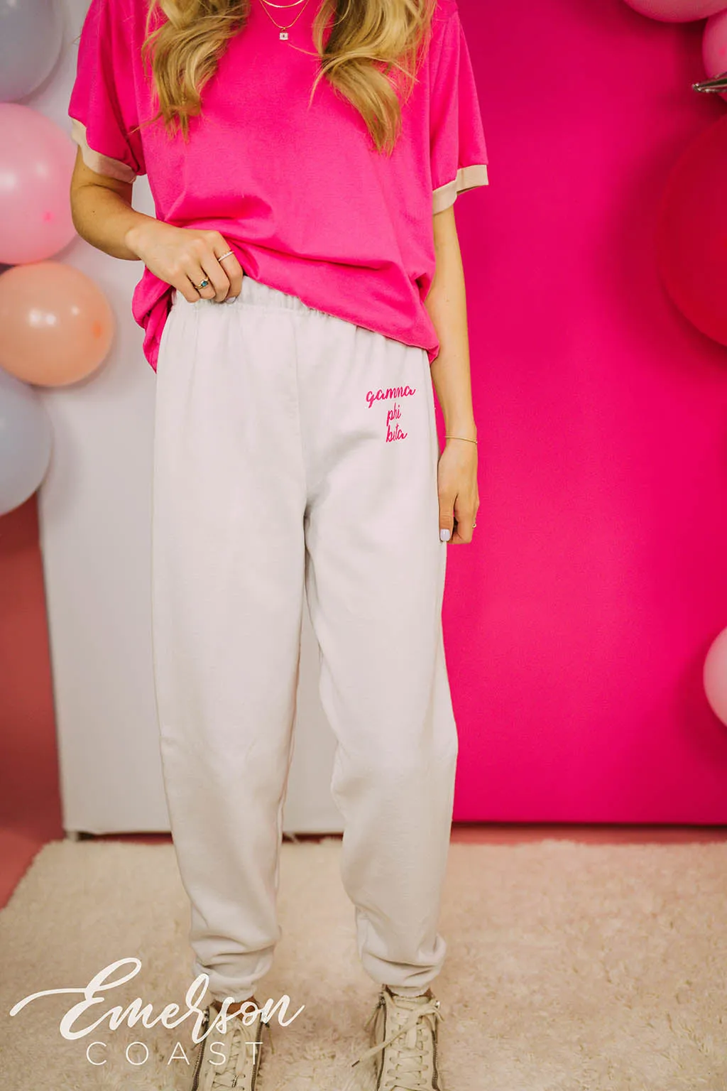 Gamma Phi Beta Script PR Joggers