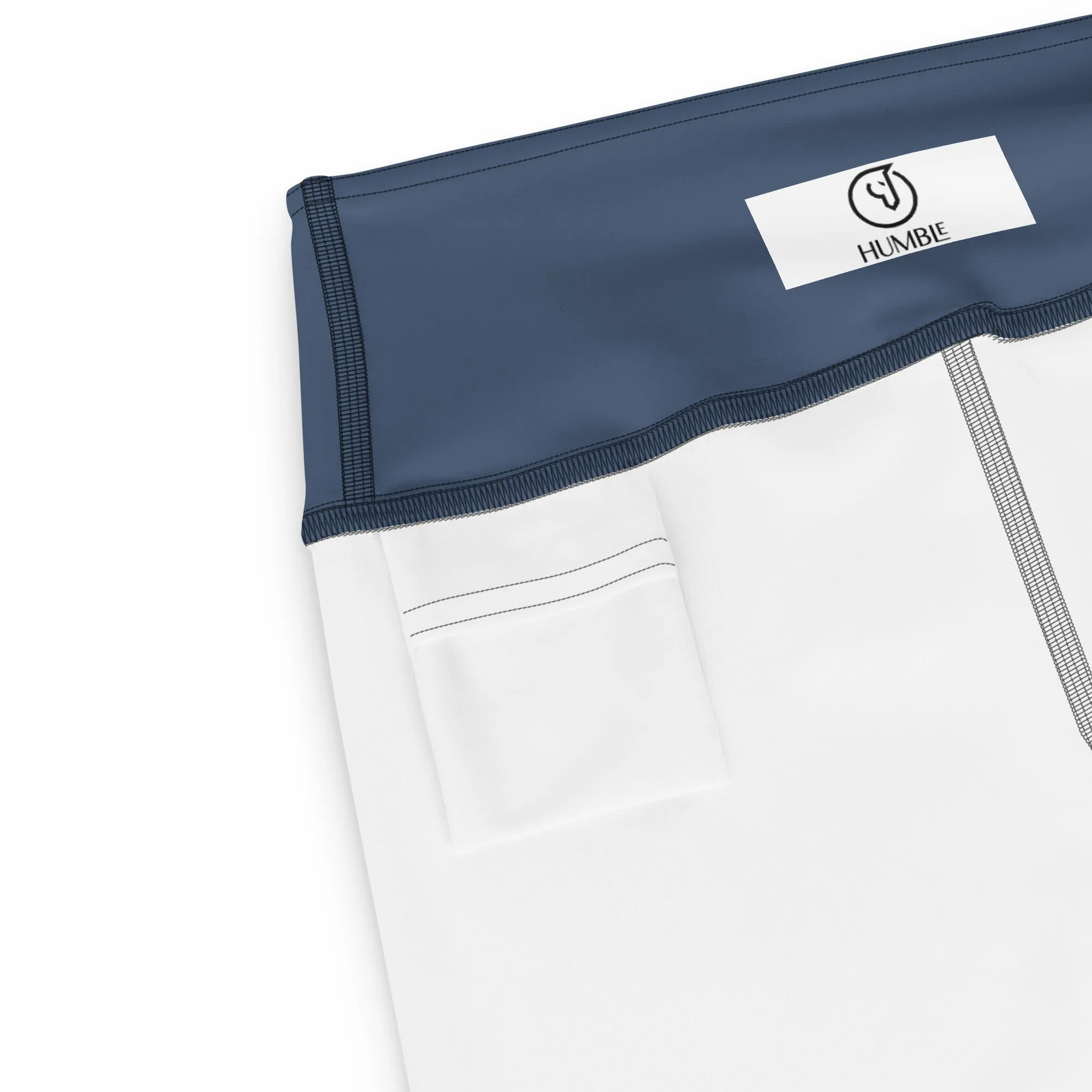 Humble Sportswear™ Blue Stripe Spandex Shorts