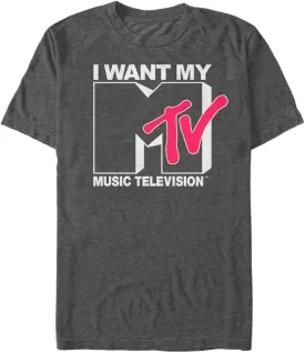 Nickelodeon Young Men's Standard Want Logo T-Shirt