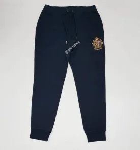 Nwt Polo Ralph Lauren Navy Blue Crest Joggers