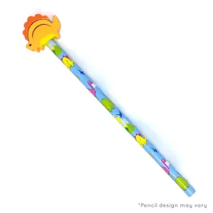 Stegosaurus Dinosaur Eraser with Pencil