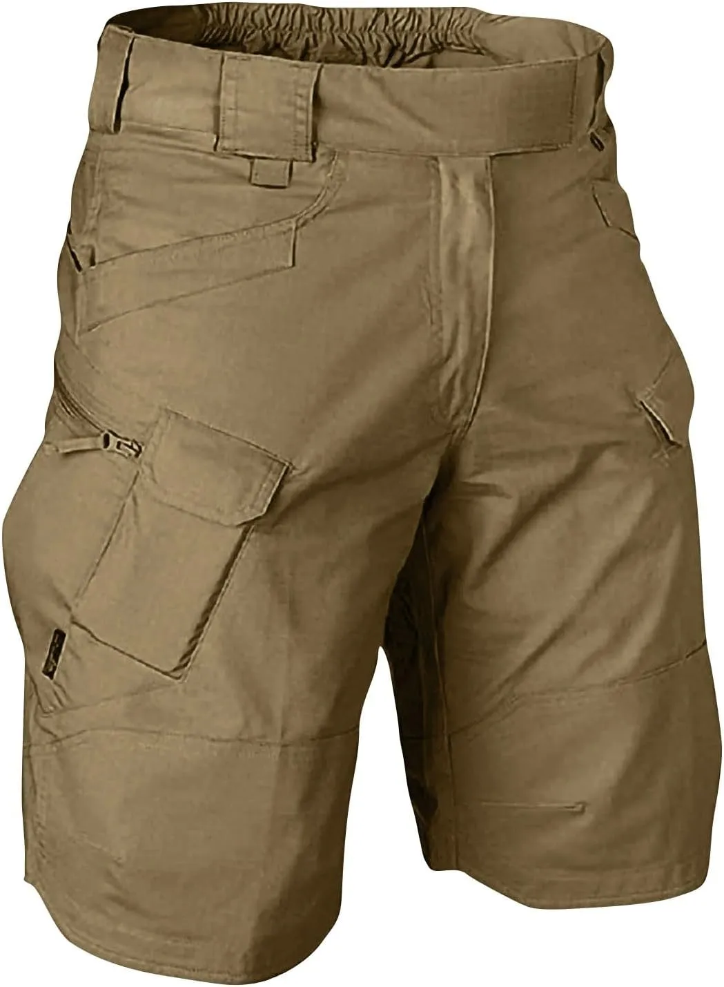 Tactical Shorts for Men Flex Waist Relaxed Fit Work Cargo Shorts Waterproof Hunting Fishing Shorts with Pockets