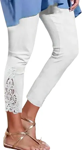 Women's Modal Bottoming Pants Summer Seven Pants Skinny Elastic Outside Wear Tight Cropped Tapered Trousers